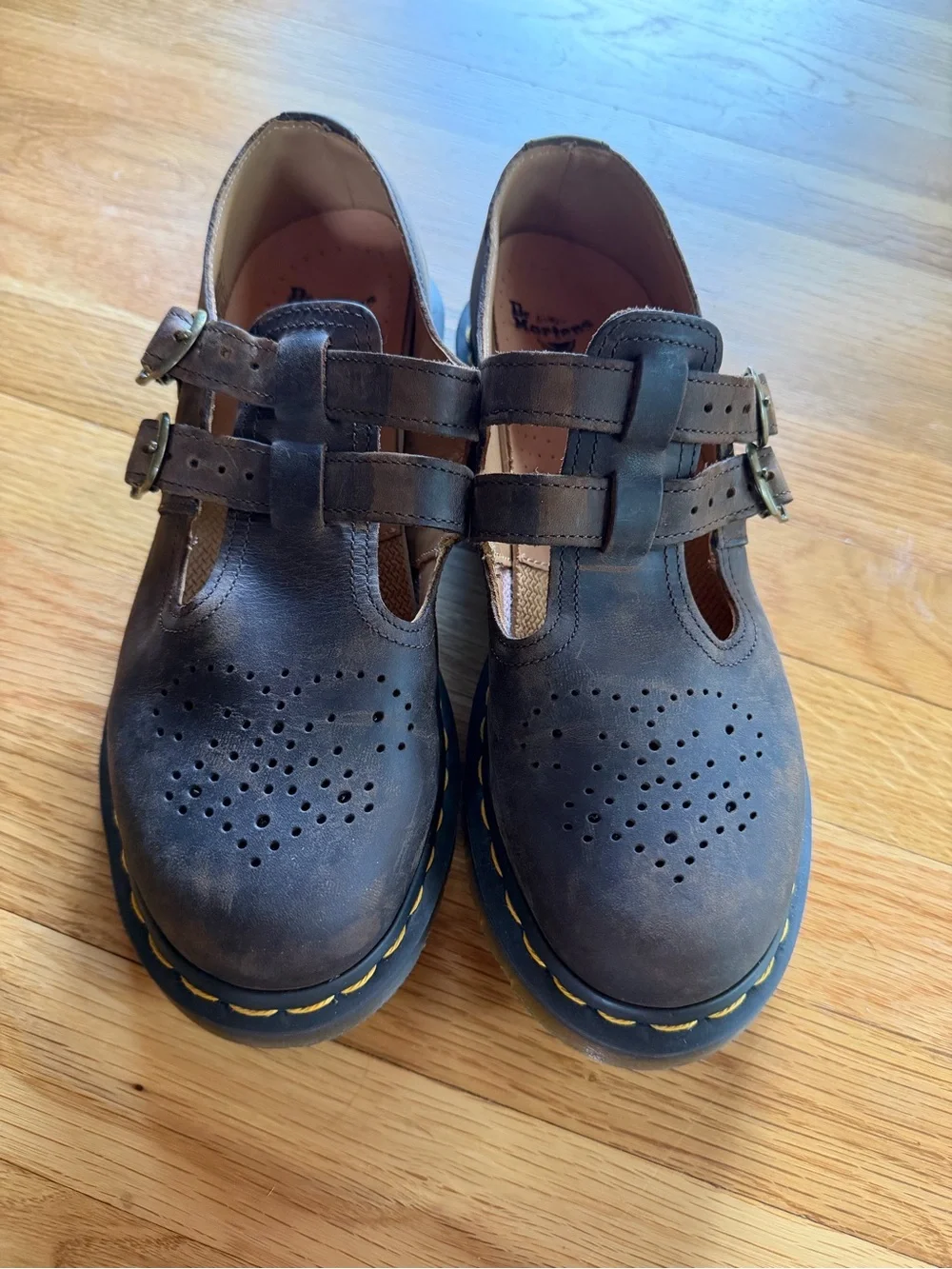Dr. Martens 8065 Mary Jane Casual Shoe - Dark Brown